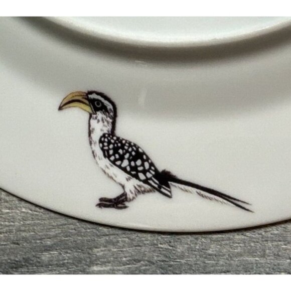 Lynn Chase African Portraits Zebra Plate Lot of 2 Luncheon Salad 9" Vintage NWOT - Picture 7 of 10